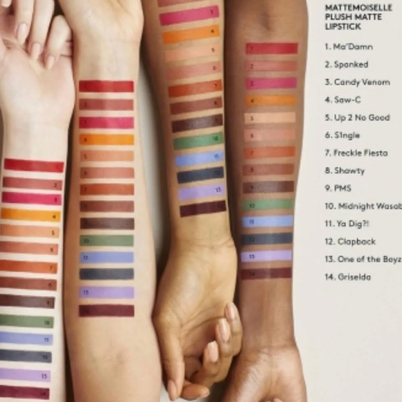 NWT FENTY BEAUTY Perwinkle Blue ya Dig?! Mademoiselle plush Matte Lipstick purp - Picture 10 of 12